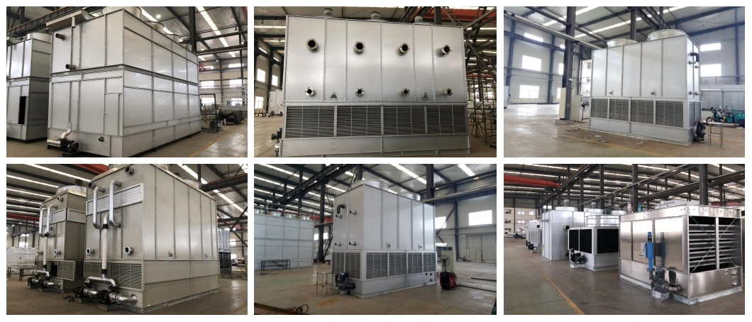 Industrial Square Type Water Cooling Tower with Aluminum Cooling Tower Fan