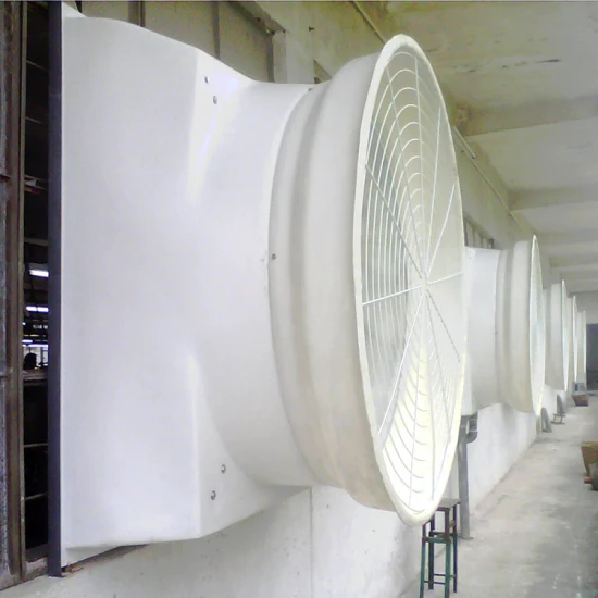 L'OEM d'ODM conçoivent en fonction du client la tour de refroidissement de serre chaude la fan de FRP de fibre de verre de cône d'échappement