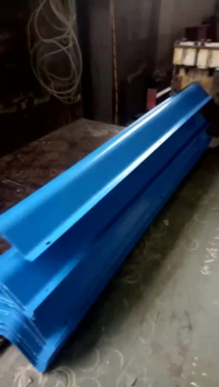 Éliminateur de dérive de tour de refroidissement en PVC de couleur bleue de type U